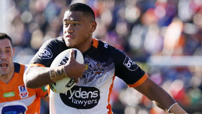 Moses Suli in action for the Tigers.
