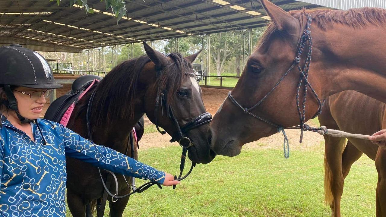 Equestrian special Olympian Bella Parisi.