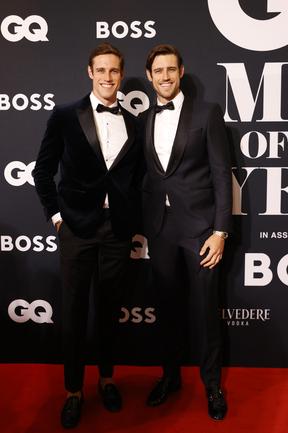 Jordan and Zac Stenmark at the GQ Men of the Year at Crown Sydney. Picture: Jonathan Ng