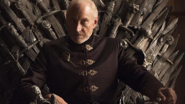 Tywin Lannister died on the dunny.