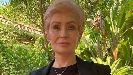 Sharon Osbourne let her hair go all natural in 2020. Picture: Supplied