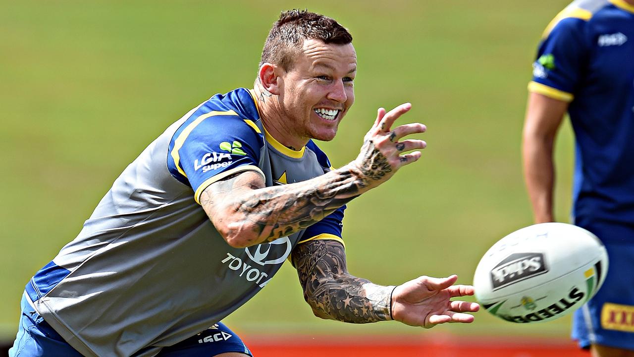 Todd Carney at Cowboys training.