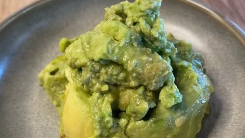 $10.90 side of smashed avocado on the menu at Little Jack Horner. Picture: Supplied https://www.mryum.com/littlejackhorner/menu/breakfast