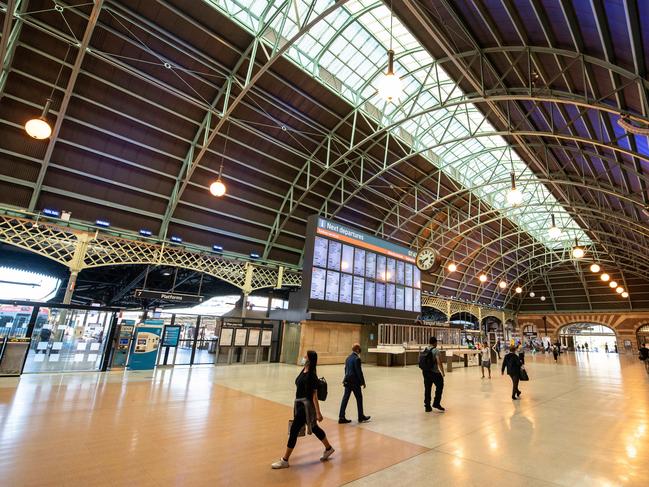 SYDNEY, AUSTRALIA - September 22:  A view of the Grand Concourse at Central Station, Sydney. (Photo by James Gourley/The Daily Telegraph)