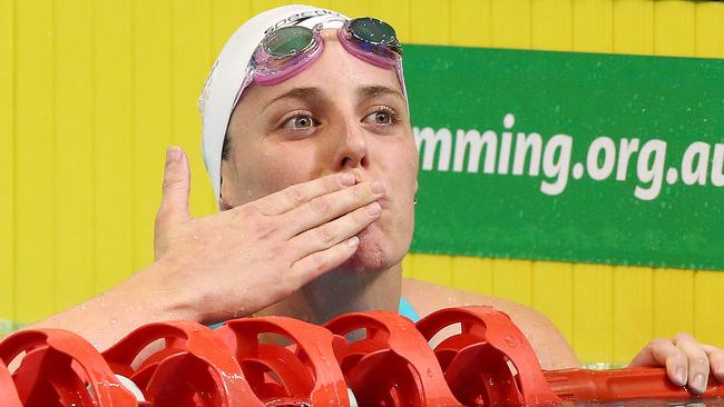 Alicia Coutts is hoping to end her swimming career in style.