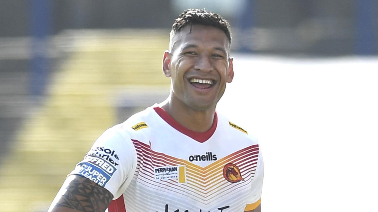 Israel Folau is set to return to rugby league on the Gold Coast. Picture: George Wood/Getty Images