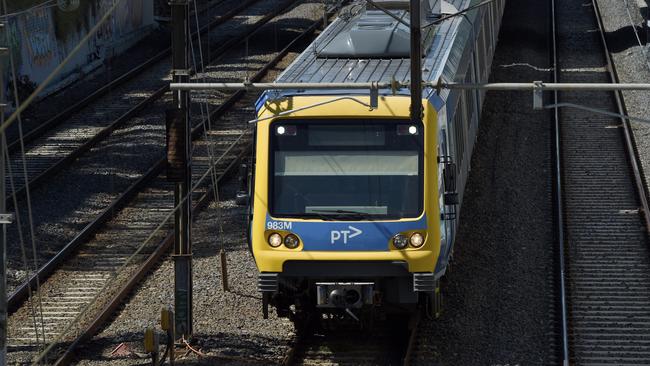 MELBOURNE, AUSTRALIA - NewsWire Photos APRIL 01, 2021: STOCK IMAGE: A suburban passenger train running between Burnley and East Richmond railway stations in Melbourne. Picture: NCA NewsWire / Andrew Henshaw