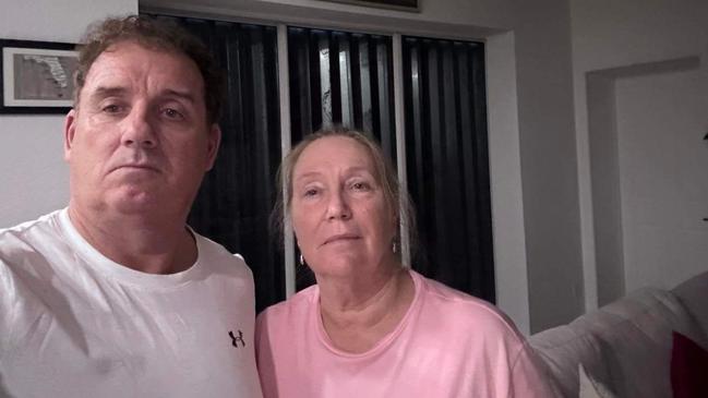 Former Tannum Sand residents Graham and Rita Caven bunkering down for Hurricane Milton. Photo: Supplied