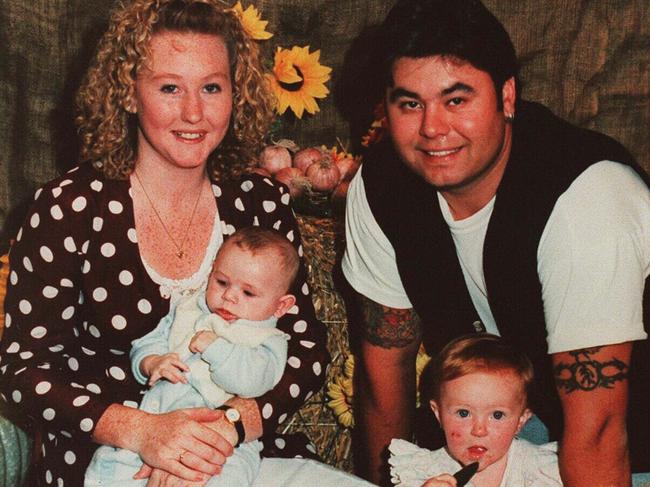 Murder victim Jodie Fesus with husband Steven (Steve) & two children Kimberly and Dylan.