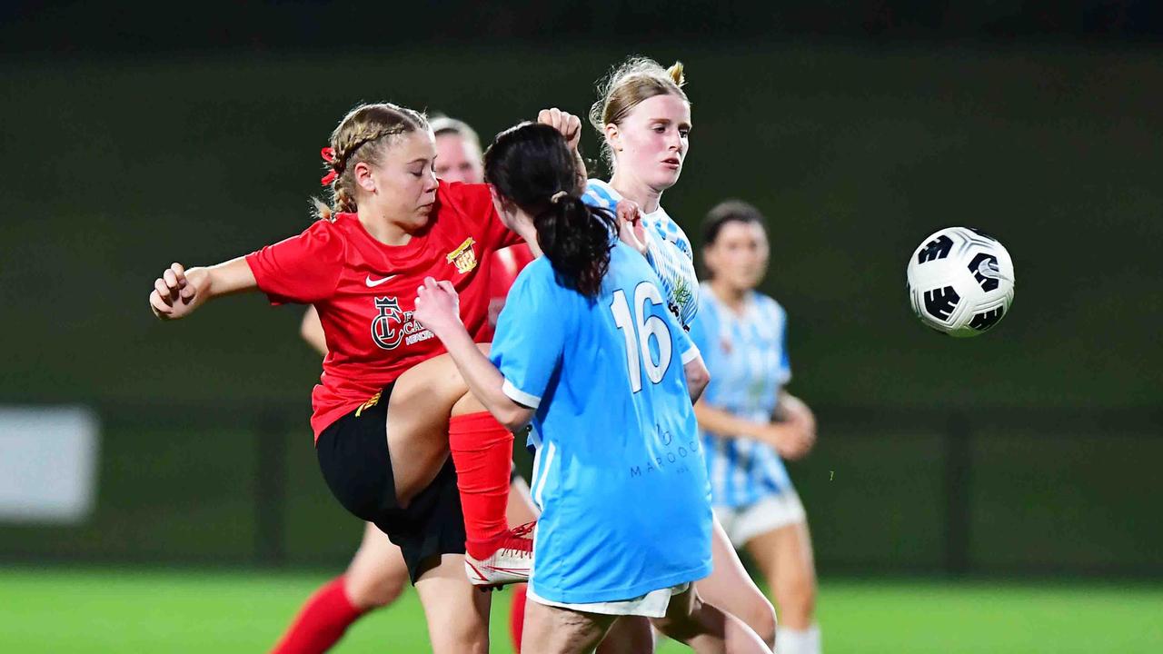 SOCCER: Women's Sunshine Coast Fire V Maroochy Swans. Picture: Patrick Woods.