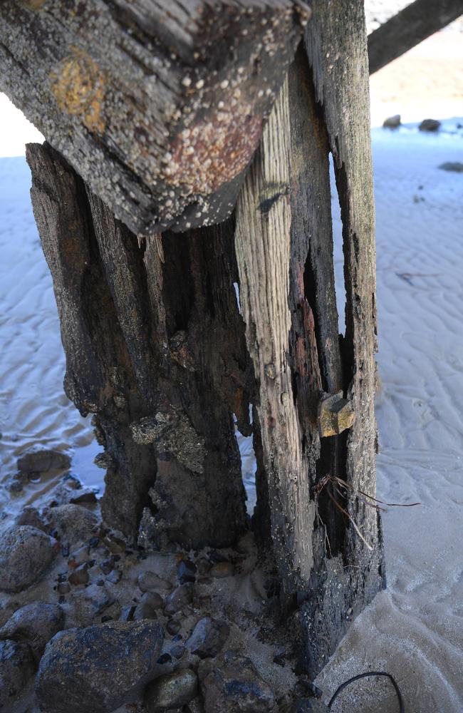 Ardrossan jetty needs 110 piles replaced. Picture: Tricia Watkinson