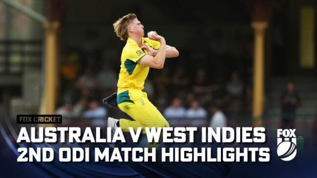 Australia v West Indies 2nd ODI match highlights