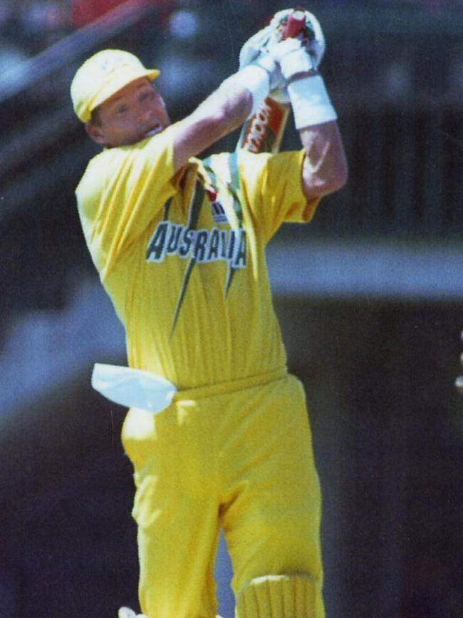 Jones up to his usual antics against South Africa in 1994.