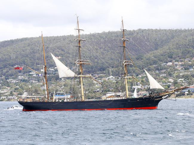 Australian Wooden Boat Festival - Parade of Sail pictured from the Young Endeavor PICTURE: MATT THOMPSON