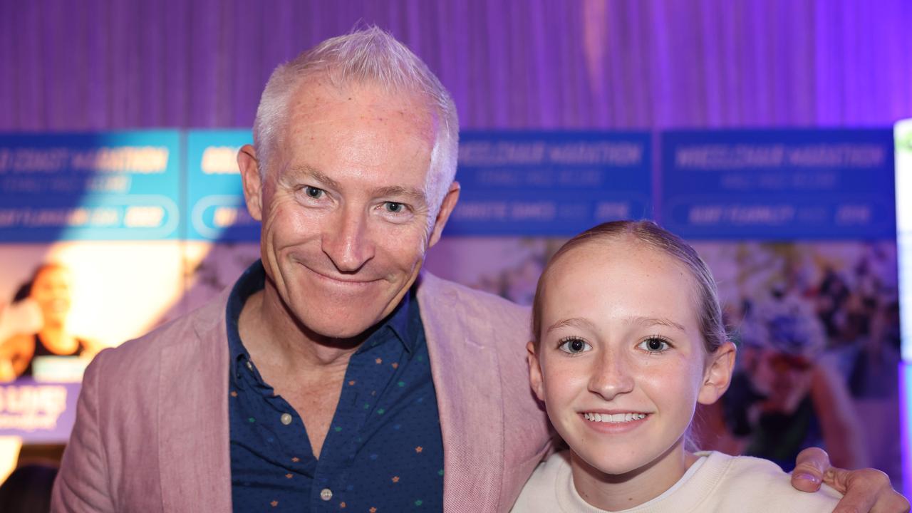 John Warne and Lani Warne at the 2024 Gold Coast Marathon welcome function at Crowne Plaza Surfers Paradise for Gold Coast at Large. Picture, Portia Large.