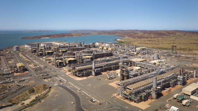 Woodside Energy's Karratha gas plant, which is one of the LNG projects in the world.