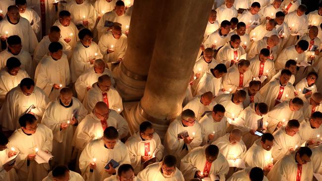 December 25 might be when Jesus was born, but the first Sunday after the ecclesiastical full moon that occurs on or soonest after March 21 is when he rose again from the dead. (Photo by GALI TIBBON / AFP)