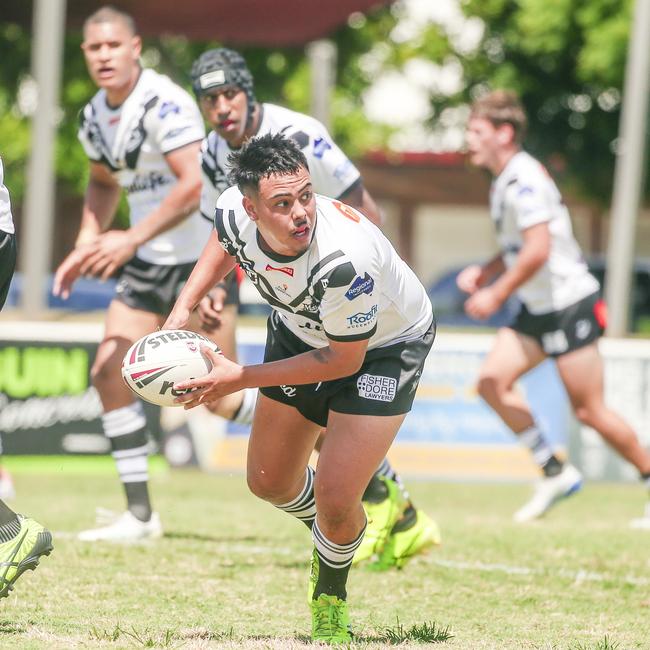 Xander Henaway. Logan Magpies V Burliegh Bears at UAA Park in the Mal Meninga Cup. Picture: Glenn Campbell