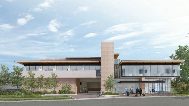 An artist’s impression of the three-storey McLaren Motel planned for Field Street, McLaren Vale. Picture: Supplied