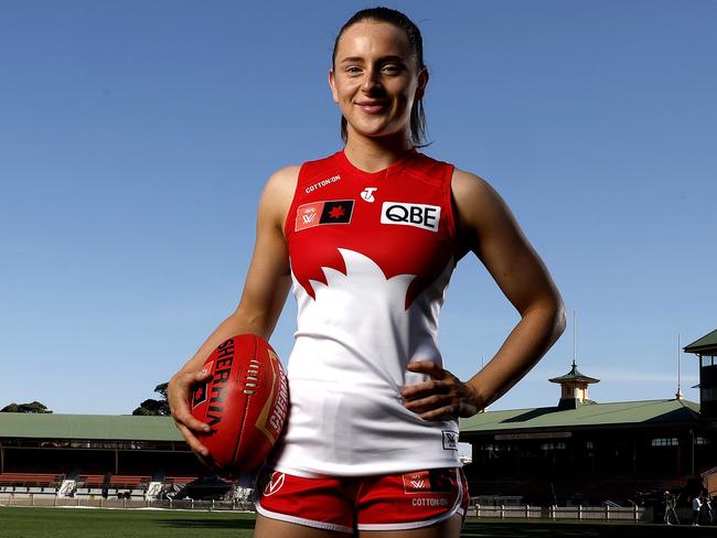 Laura Gardiner is ready to take on her former side Geelong in round two of the AFLW. Picture: Phil Hillyard