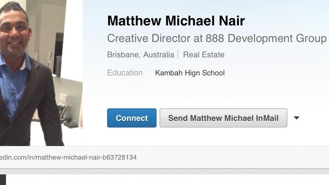 Matthew Michael Nair. Image from his Linkedin account.