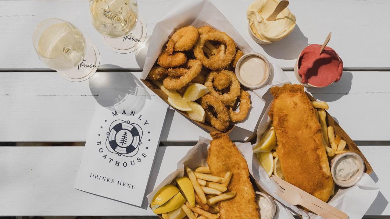 Manly Boathouse fish and chips