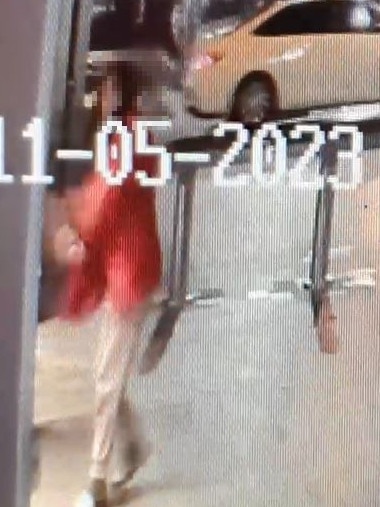 CCTV footage shows the moment a woman allegedly smashed more than 25 shop windows in Brisbane St Mall in Launceston on Thursday, May 11.