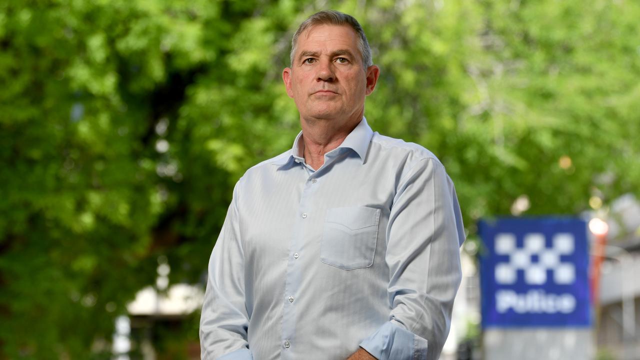 Detective Acting Inspector Dave Miles at the Townsville Police Station. Picture: Evan Morgan