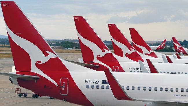 Qantas has increased pressure on state premiers over border closures. Picture: Getty Images