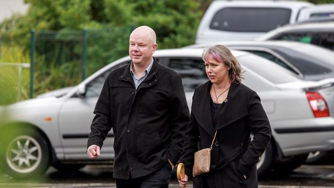 Erin Patterson is the former partner of Simon Patterson, who was seen attending the funeral. Picture: NCA NewsWire / David Geraghty