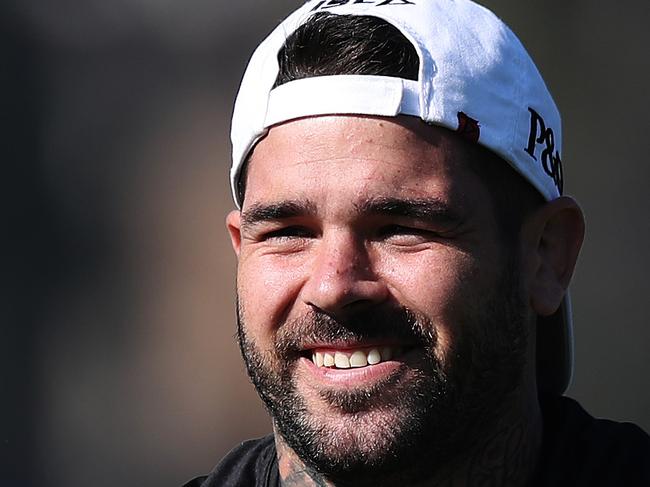 Souths Adam Reynolds during South Sydney NRL training at Redfern Oval, Sydney. Picture: Brett Costello