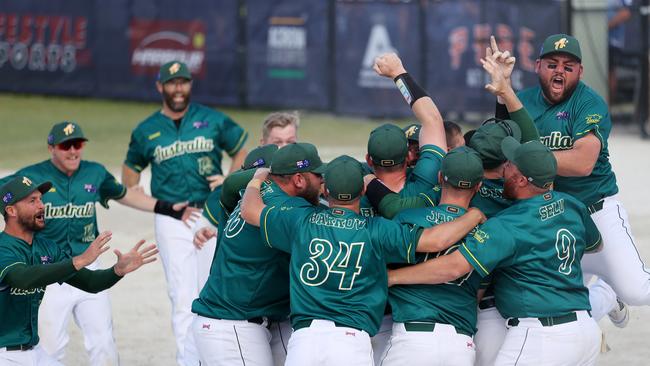 The Steelers celebrate after winning the 2022 World Cup final against Canada. Photo: supplied.