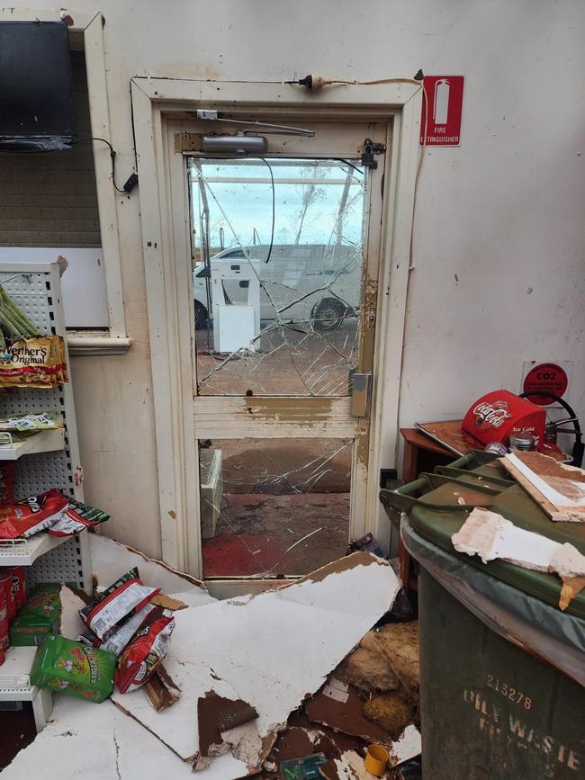 Devastation at Pardoo Roadhouse after it took the full force of the cyclone. Picture: Pardoo Roadhouse and Tavern