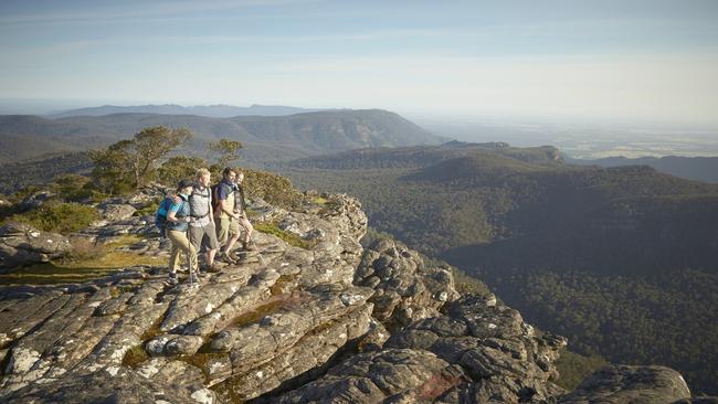 Get a bird’s-eye view of the Grampians on the Grampians Peaks Trail.