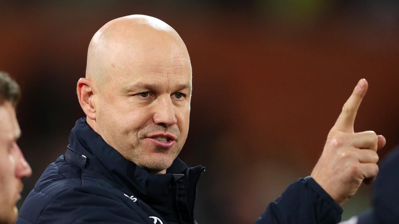 Crows coach Matthew Nicks. Picture: Sarah Reed/AFL Photos via Getty Images