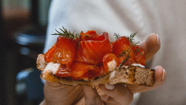 The Sackville Hotel’s smoked salmon. Picture: HG Johnson Photography