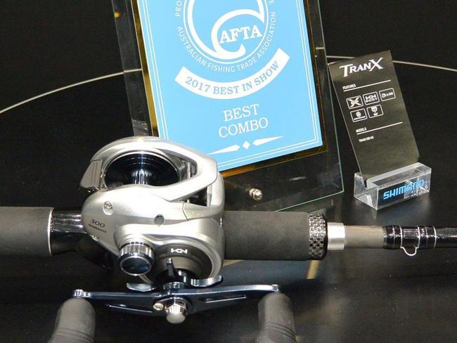 Best Combo at the Australian Fishing Trade Show Awards was the amazing Shimano TranX 300 and Jewel rod.