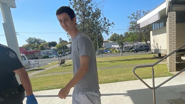 Mitchell Cameron, of Logan Village, outside Beaudesert Magistrates Court. Picture: Madeline Grace.