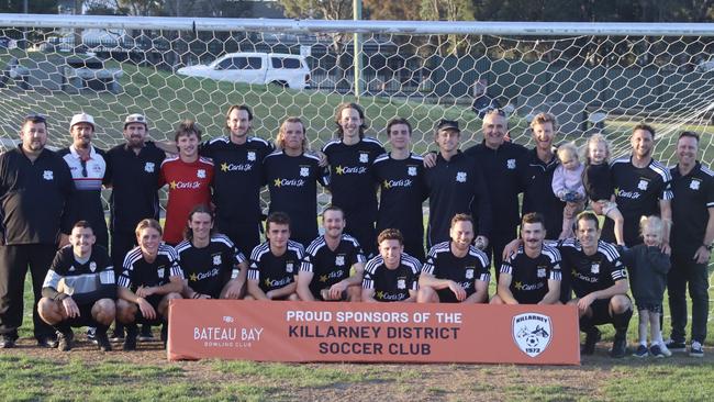 The Killarney District Soccer Club left no doubt to who were the kings of Central Coast football. Photo: supplied