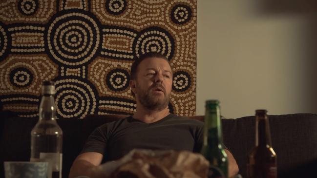 Ricky Gervais’ character Tony in After Life nudges you to think of the things that keep you going. Picture: Netflix