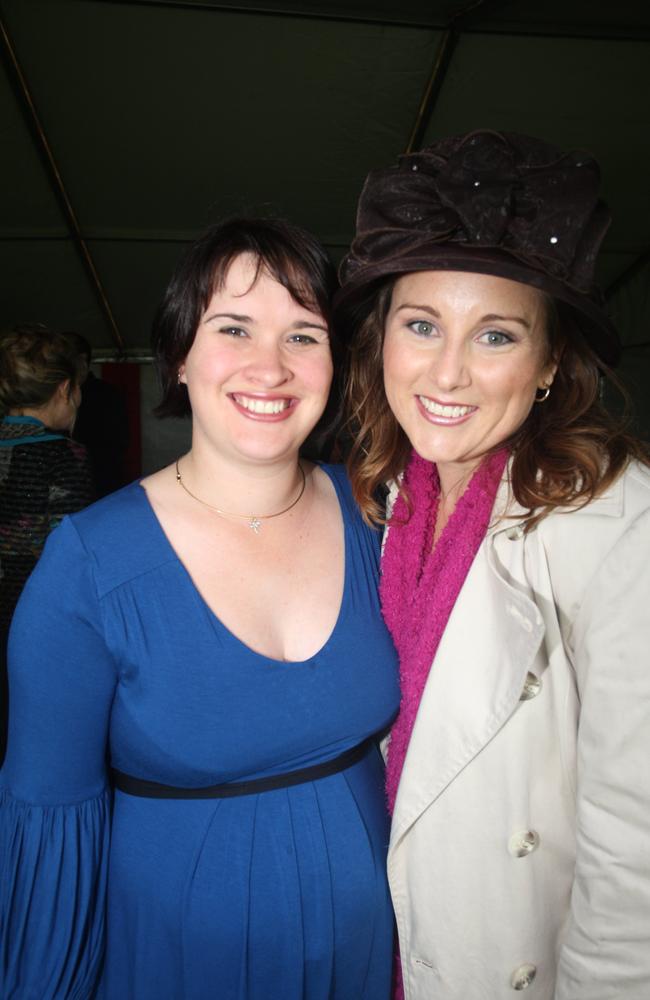 Alissa Ratcliffe and Angela Tondelstrand in 2008. Picture: Nicholas Falconer