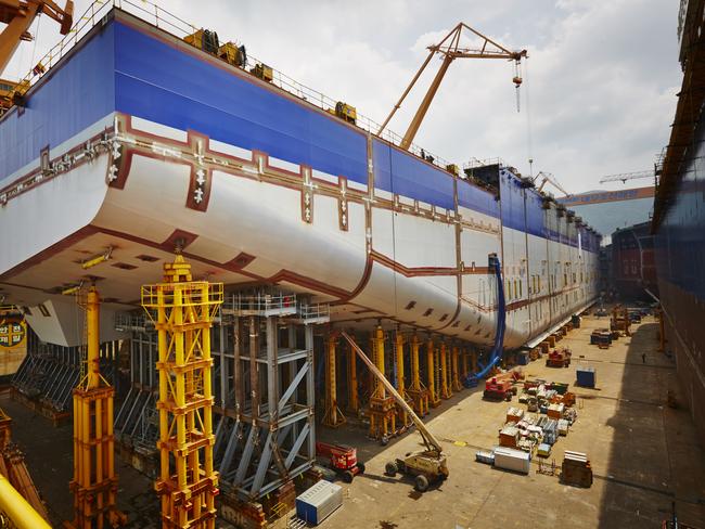 Samsung Heavy Industries' shipyard in South Korea.