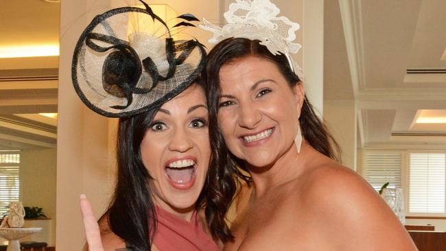 Melinda Tory and Karen Kinnersly at Melbourne Cup celebrations at the Surfers Paradise Marriott Resort. Picture: Regina King