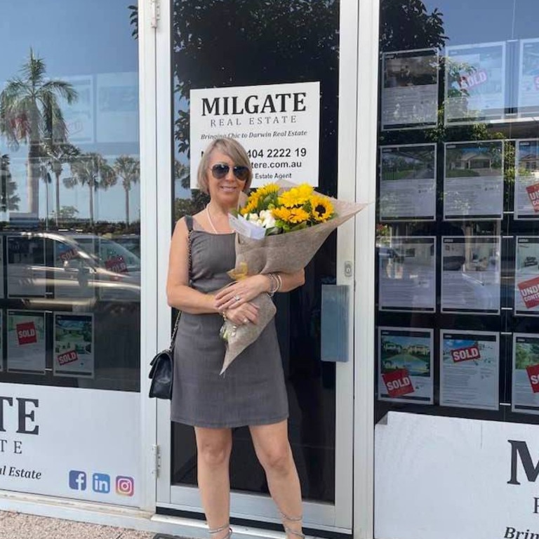 Milgate Real Estate, the business of alleged crepe assailant Suzi Milgate, is for sale for $250,000. Picture: Supplied.