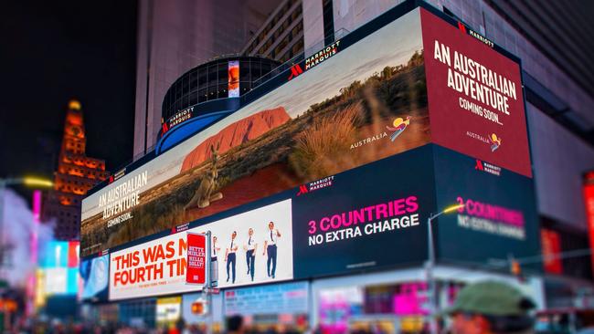 Tourism Australia is launching a new global ad campaign to bring overseas tourists back down under. Come and Say G'Day announcement in Tokyo, Japan. Picture: Supplied