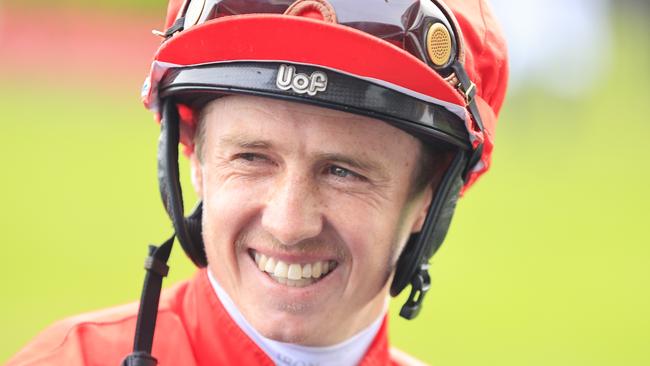 Brock Ryan’s apprenticeship ends in December and a Group 1 win would be the perfect advertisement for his riding skills. Picture: Getty Images