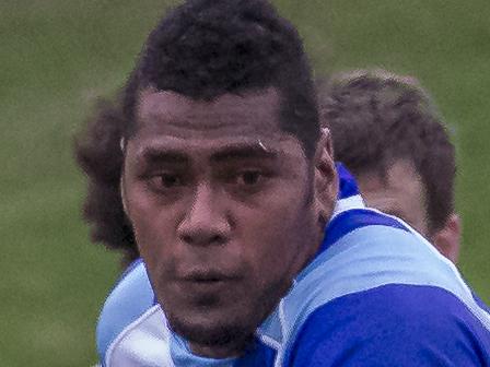 Taqele Naiyaravoro makes a break during his club rugby debut with Parramatta Two Blues. Photo by Debbie O'Connor - must credit.