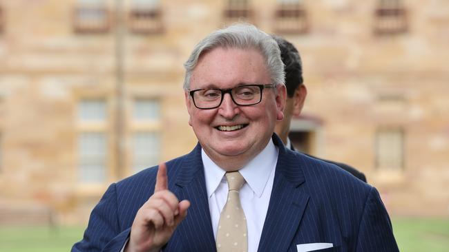 Former arts minister Don Harwin has inadvertently found himself at the centre of a parliamentary superspreading event. Picture: NCA NewsWire / David Swift