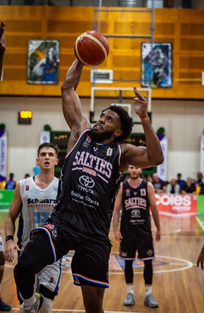 Jerron Jamerson had 29 points against the Rockhampton Cyclones. Picture: Ben Thompson.