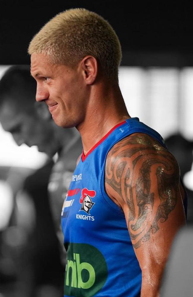 A ripped Kalyn Ponga. Picture: Newcastle Knights